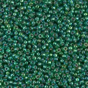 Silver-Lined Green AB Miyuki Seed Beads 11/0 (11-91016-TB)