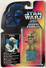 MOC Star Wars - Yoda (Kenner, 1996) Power of the Force POTF European Tri-Logo