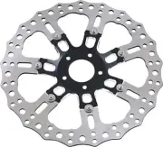 7-Valve Contour Floating Front Brake Rotor 356mm - Black Arlen Ness 33-10301-203