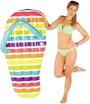 Swim Ring Inflatable Pool Toys Adult Toys Water Slippers Floating Row Floating Bed Sofa Beach Seaside Pool Water Inflatable Swimming Ring Cushion Riding LWX