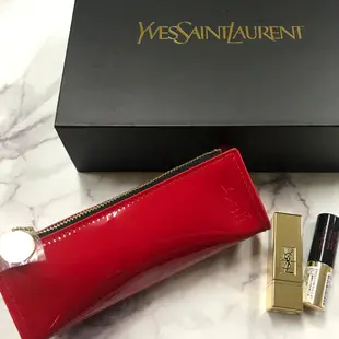 【壓箱寶】 YSL 聖羅蘭 奢華緞面唇膏/情挑誘光水唇膏 禮盒 情人節 送禮 化妝包 唇膏 唇釉