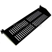 19" Rack Mount Keyboard Server Cantilever Shelf - 1U 8" Deep Steel Vented Data