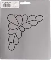 Quilting Stencils Feathered Leaf Quilt Pattern Corner Stencil Quilters Template