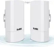 2-Pack 300Mbps Wireless Outdoor CPE Kit Point-To-Point Wireless Access Po