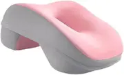 Dickly Desk Napping Pillow Support Cushion Multipurpose Portable with Zipper Office Sleeping Pillow Memory Foam for Travel Library, Pink