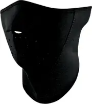 Zan Headgear 3-Panel Solid, half mask , color: Black , size: One Size
