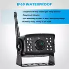iPoster Digital Wireless Rear View Reversing Camera IR 12-24v Car Truck Monitor