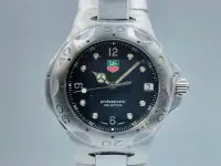 在飛比找Yahoo!奇摩拍賣優惠-【發條盒子H2799】TAG HEUER 豪雅 黑面石英 日