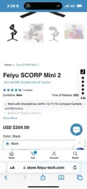 feiyu tech scorp mini 2