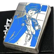 ZIPPO Persona 3 Makoto Yuki Portable Lighter Silver Japan JP free shipping F/S