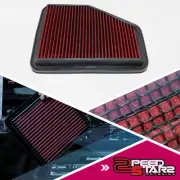 REUSABLE&WASHABLE AIR FILTER PANEL FOR 00-11 LEXUS GS300/GS350/GS450H/SC430 RED (for: Lexus)