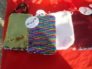 Sequin Club Bag Cellphone Crossbody Chloe Alexis