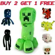 Minecraft Axolotl Plush Stuffed Animal Soft Plushies Birthday Toy Kids Gift Doll