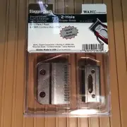 WAHL STAGGER TOOTH 2 HOLE CLIPPER BLADES FOR Magic Clip/ Senior #2161