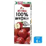 光泉100%蘋果汁200ml x6入