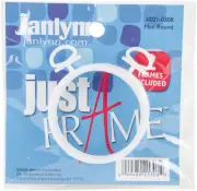 Janlynn Just A Frame Round 2.5" 2/Pkg-White, Set Of 1