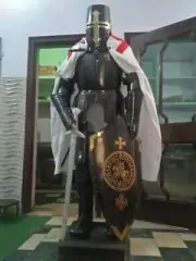 Medieval Armor Suit Combat Wearable Antique Full Body Knight Armor Crusader Larp