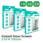 NEW Instant Mesh Screen Door Magnetic Bug Mosquito Fly Pet Patio Net Hands Free