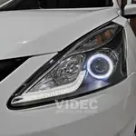 威德汽車 HID BIG TIIDA 原廠 大燈 魚眼 總成 LED 光柱型 DRL 日行燈 搭配 HID 效果100分
