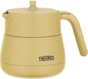 Thermos TTE-450 BE Vacuum Insulated Teapot with Strainer 450ml Beige From Japan