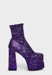 [Dolls Kill x Lamoda] Purple Papi Platform Boots