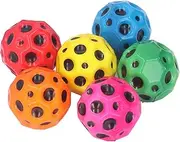 6pcs Space Ball, Super High Bouncing Space Ball, Colorful Bouncing Balls for Kids, Sensory Ball, Sports Training Ball, Improve Hand-Eye Coordination, Easy to Grip and Catch