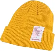 [LIFKOME] Knitted Beanie Hat Soft Knitted Cap for Boy Girl Comfortable Breathable for Autumn Photography Shower Red