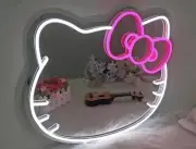 Hello Kitty Mirror Neon Light