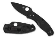 Spyderco Persistence Lightweight Knife C136PBBK Black 2.75" Plain Edge Blade FRN