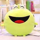 Kids Travel Bed Couch Sofa Plush Froggy Pillow Quilted Throw Blanket 43x59 in
