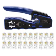 RJ45 Crimper Crimping Tool Cat5e 6 7 HD Pass Through Network Cable Connector