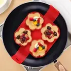 Heat Resistant Egg Mold Shaper Non-stick Omelet Pancake Maker with High