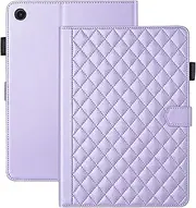 Case for Samsung Galaxy Tab A8 10.5 Inch 2022/2021 SM-X200/X205/X207 Business PU Leather Tablet Protective Case for Galaxy Tab A8 with Card Slot Stand Purple