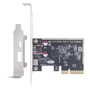 2 Port USB3.1 PCIe Expansion Card ASM1142 Chip 10Gbps with Two USB Port