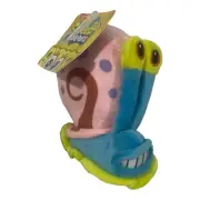 NEW! Spongebob Gary￼ DOG TOY PLUSH FACE w/ SQUEAKER LICENSED