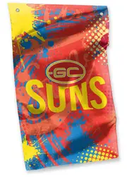 Gold Coast Suns AFL Cape Wall Flag Banner