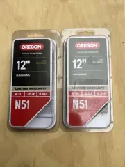 Oregon Husqvarna Chainsaw Chain 12” Set of 2 N51 New