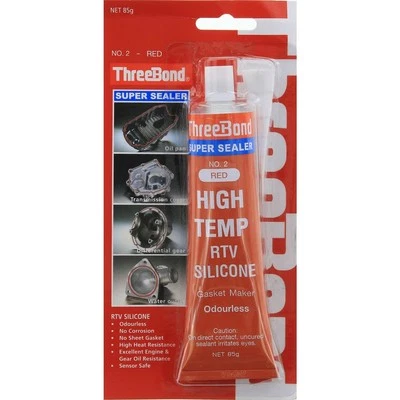 ThreeBond SS2-85BP Red RTV Silicone Gasket Maker 85g High Temp Sealant