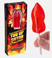 Flamethrower Candy 2 pak Toe of Satan, World's Hottest Lollipop, Carolina Reaper
