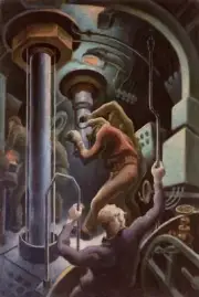 Periscope Up : Thomas Hart Benton : Quality Art Print for Framing