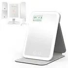 EASEHOLD Rechargeable Travel Makeup Mirror & Rechargeable Lighted Vanity Mirr...