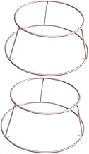 CHICAMPERA 2pcs Professional Bread Cooling Rack Baking Stand for Cakes Pastries Reusable Cooling Bracket for Convenient Storage Drying for Home Baking Kitchen Use