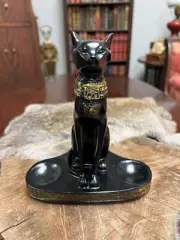 Egyptian Cat Sphere Stand