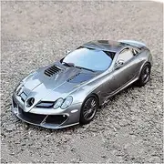 Scale Finished Model Car 1:18 Diecast Vehicle for Benz SLR MSO Resin Simulation Sports Car Model Collectible Ornaments Miniature Replica Car
