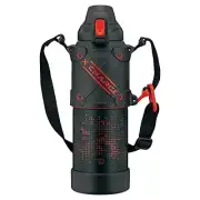 Zojirushi SUS keep cold Water Bottle Direct Sport Type 1.0L Red Black SD-HA10-BR