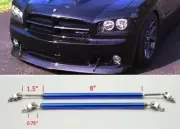 Blue 8"-11" Adjustable Rod Support for Audi BMW Bumper Lip Diffuser Spoiler (for: Audi)