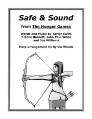 Safe & Sound The Hunger Games Taylor Swift Song for Harp Solo Sheet Music