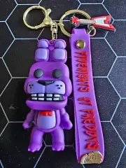 TOY BONNIE FIVE NIGHTS AT FREDDY'S KEYCHAIN KEYRING *
