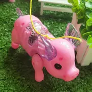 Kankanwo Baby Toys Children's Toy Luminous Concert Walking Leash Portable Cute Pig Lantern A
