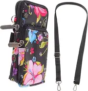 Phone Bag for Women Fashionable Phone Storage Pouch with Floral Design Small Shoulder Purse for Travel and Everyday Use Lightweight and Stylish